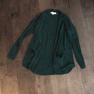 Green comfy cardigan